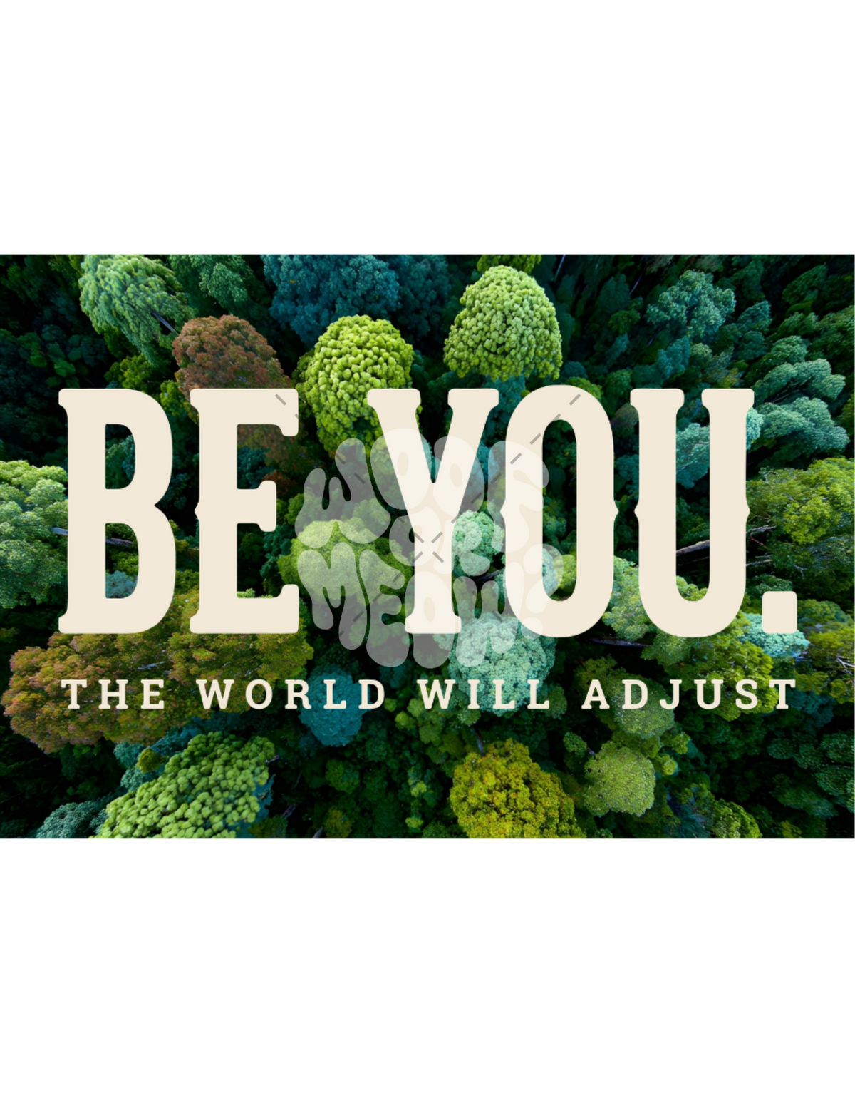 BE YOU-STICKER