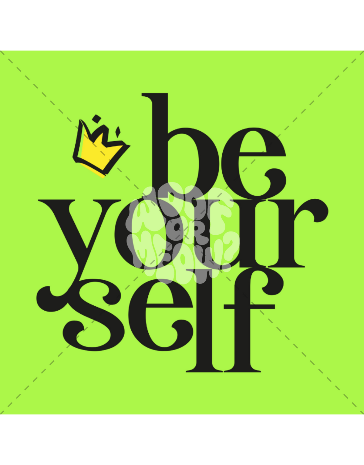 BE YOURSELF-STICKER