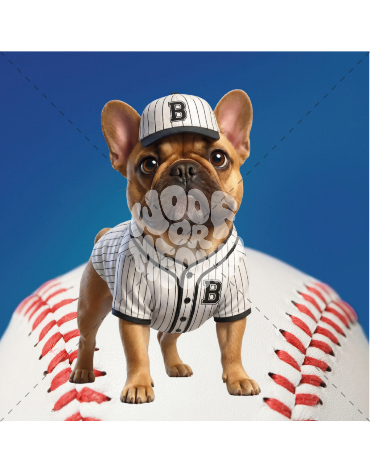BATTER UP PUP-STICKER