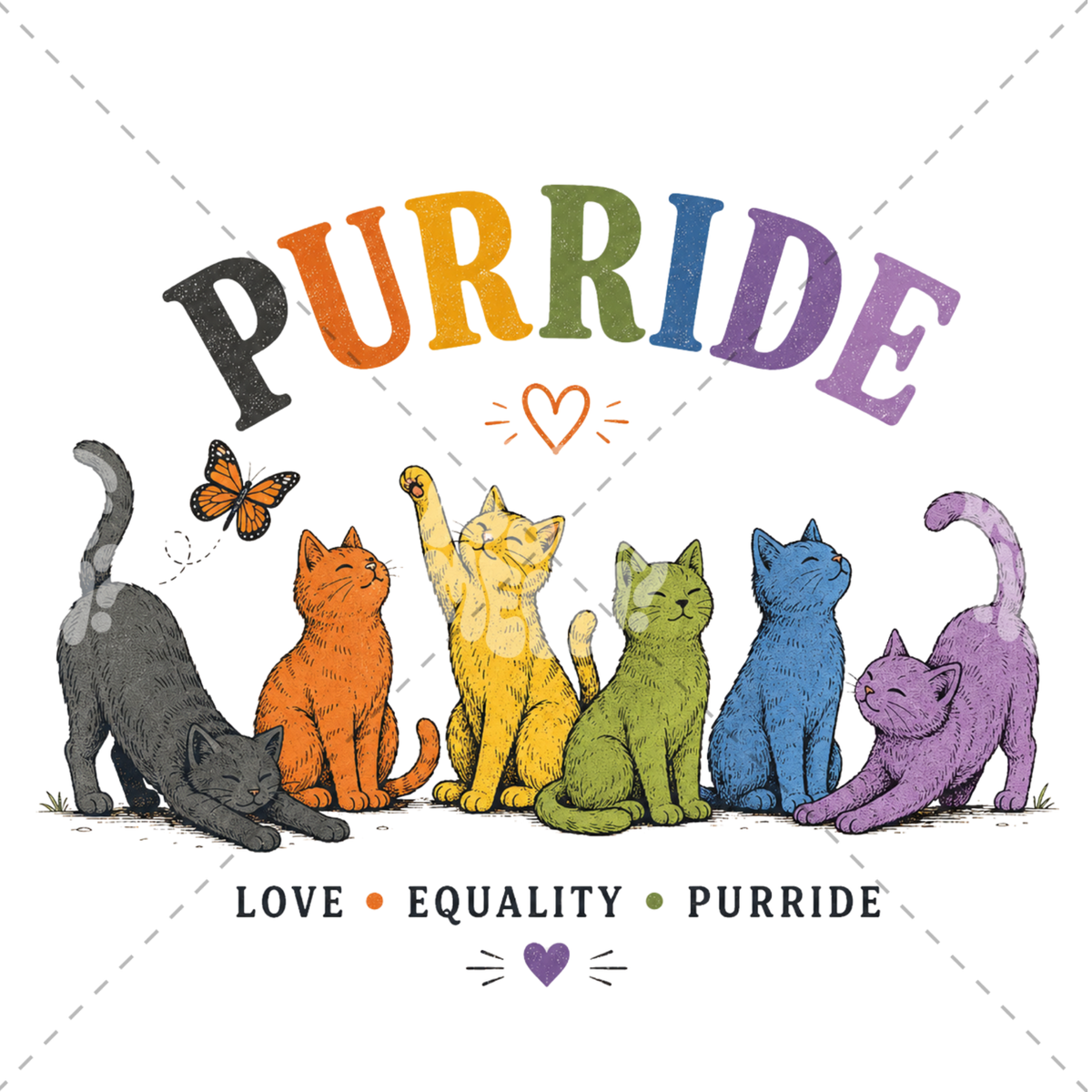 PURRIDE CAT COFFEE MUG