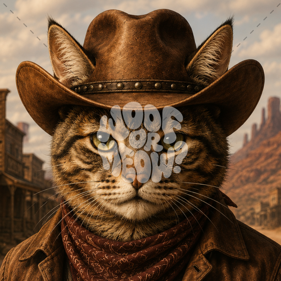 CAT COWBOY COFFEE MUG