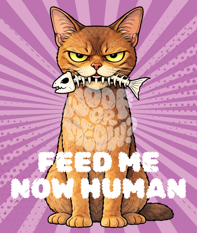 FEED ME HUMAN COFFEE MUG