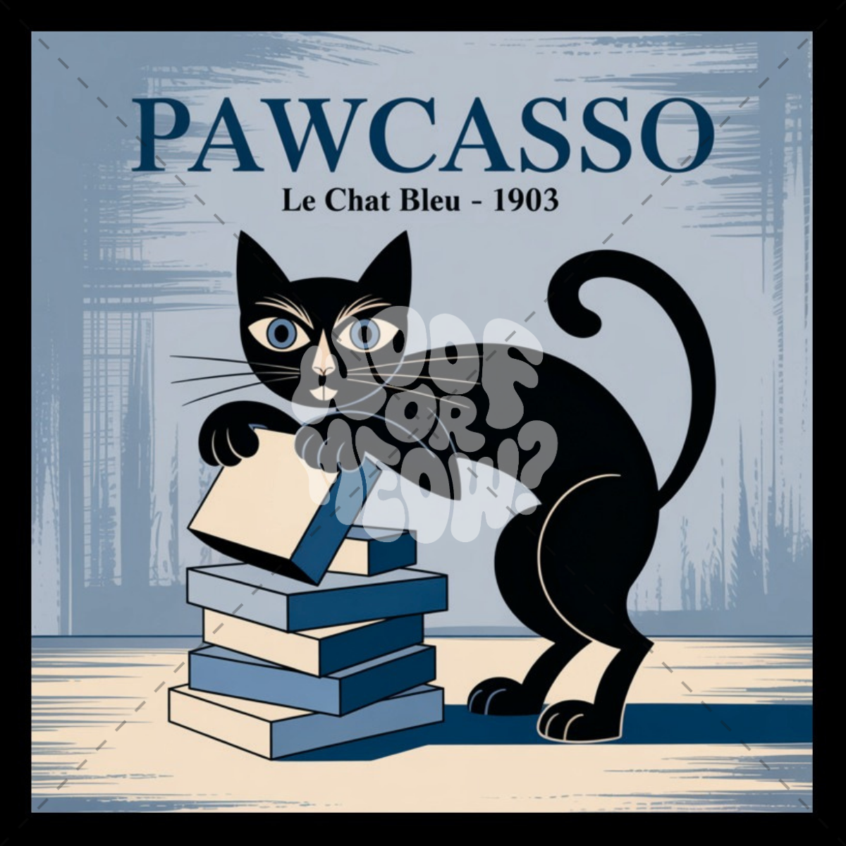 PAWCASSO CAT COFFEE MUG