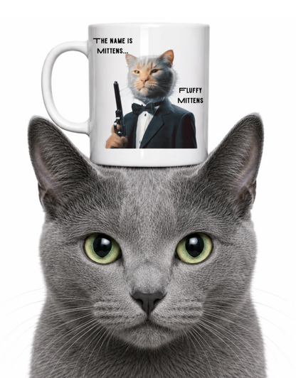 007 CAT COFFEE MUG