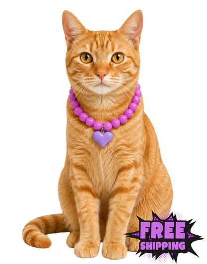 SHOW THEM THE LOVE NECKLACE-PURPLE
