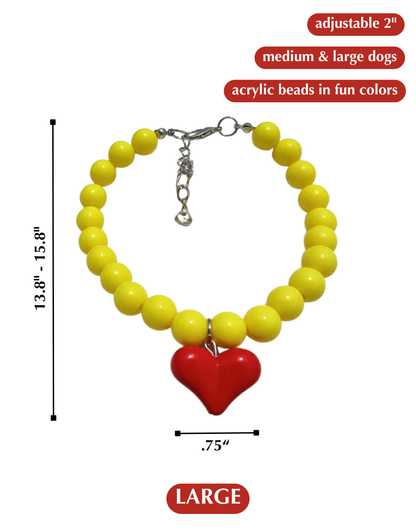 SHOW THEM THE LOVE NECKLACE-KANSAS CITY CHIEFS DOG