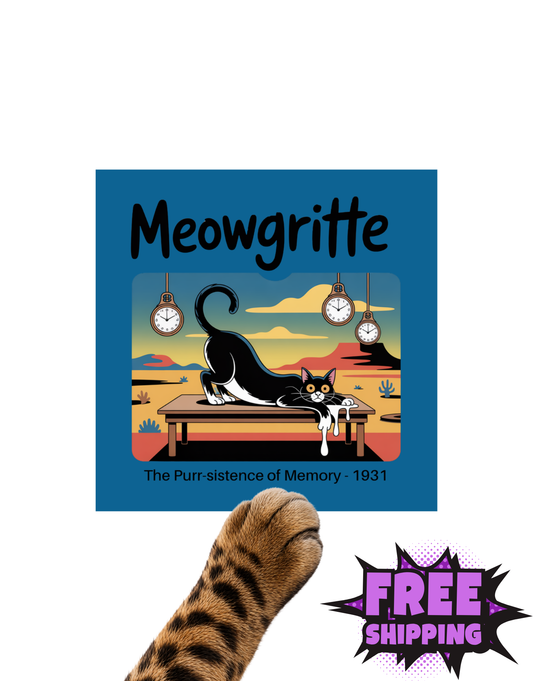 MEOWGRITTE-STICKER