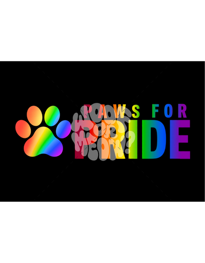 PAWS FOR PRIDE-STICKER