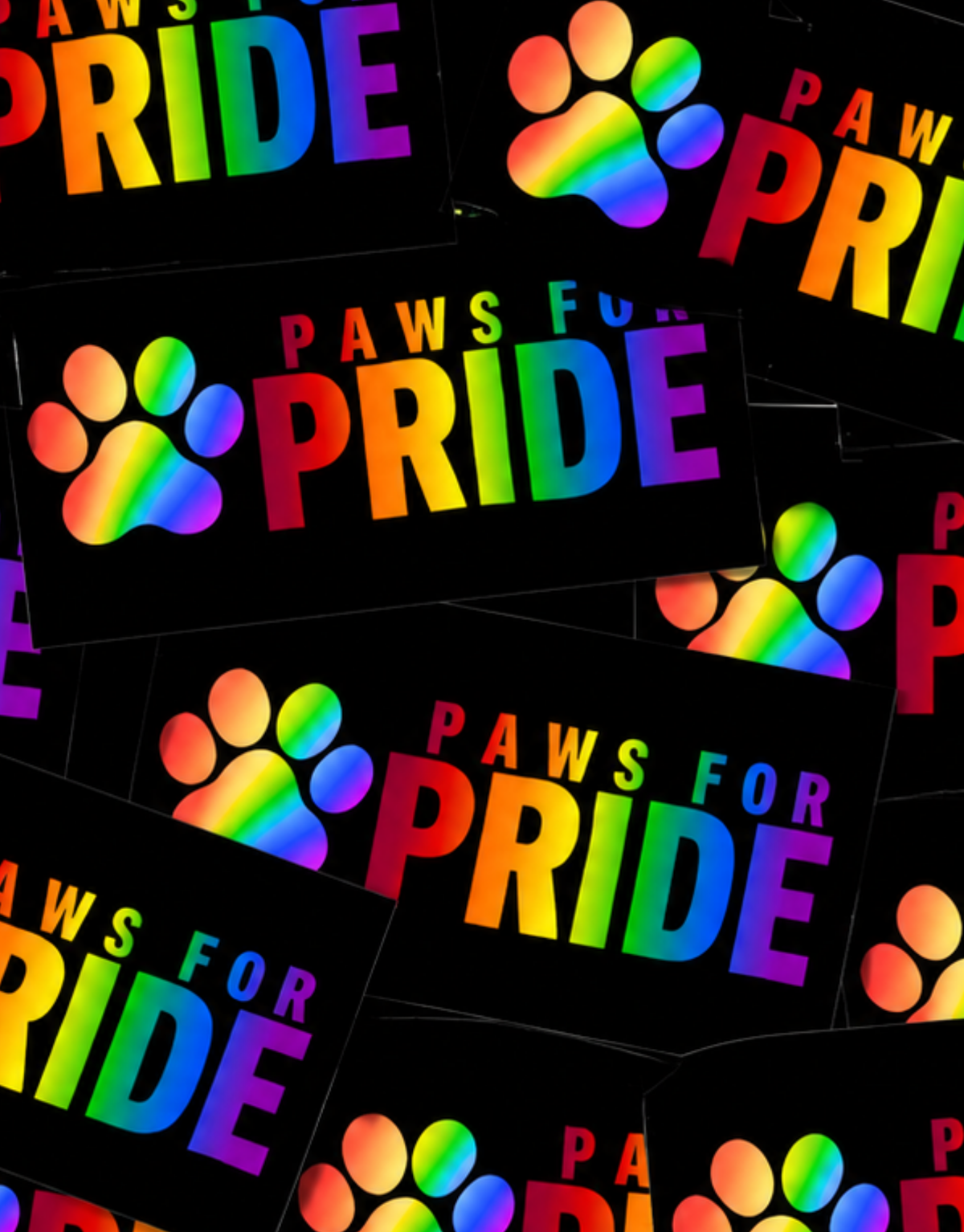 PAWS FOR PRIDE-STICKER