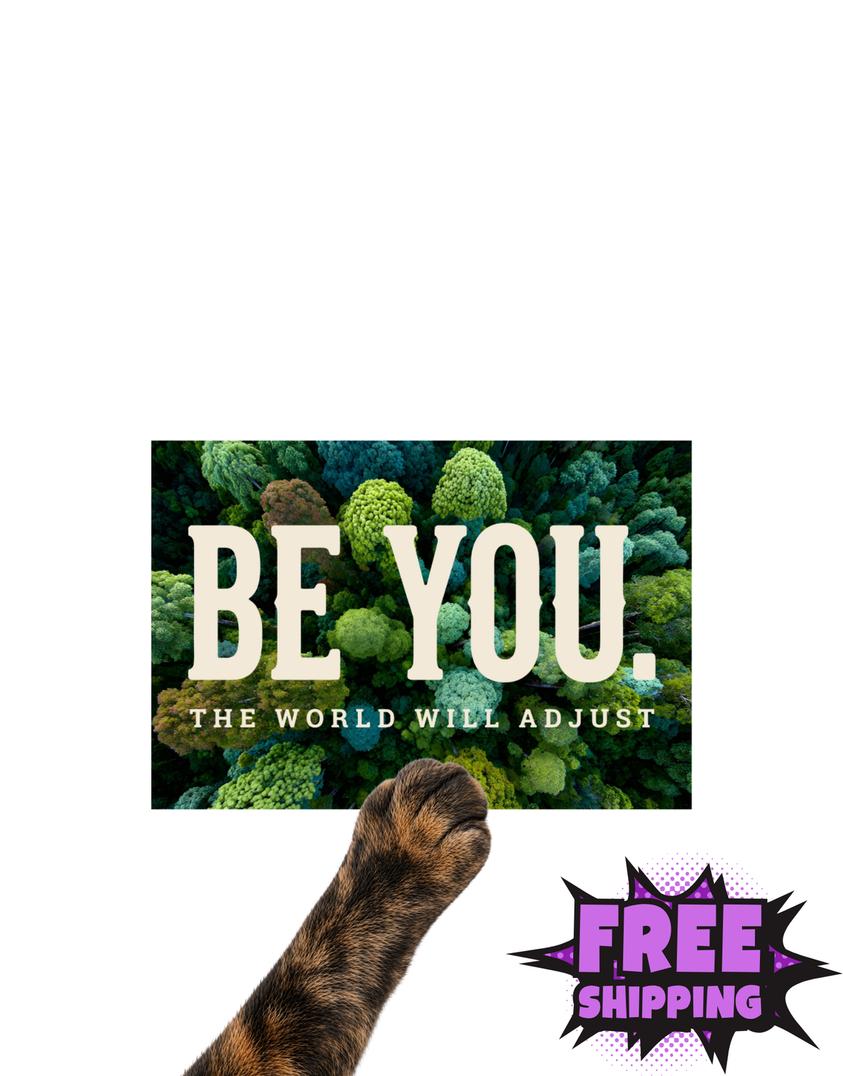BE YOU-STICKER
