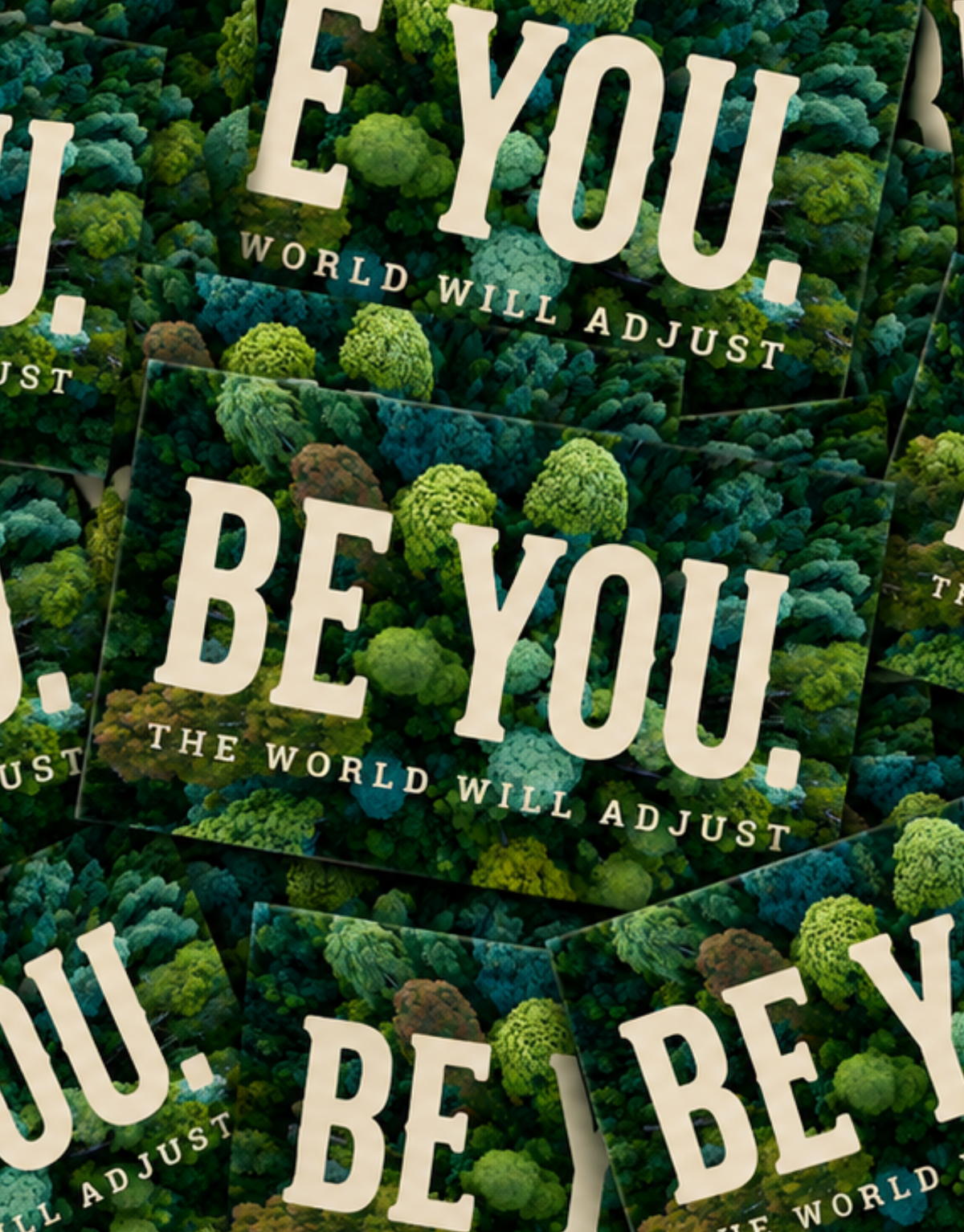 BE YOU-STICKER