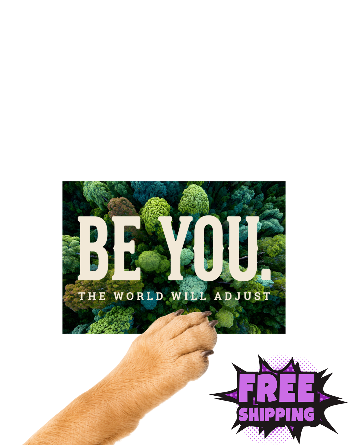 BE YOU-STICKER