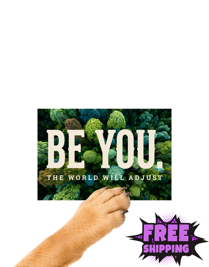 BE YOU-STICKER