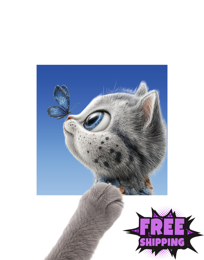 BUTTERFLY KISSES-STICKER