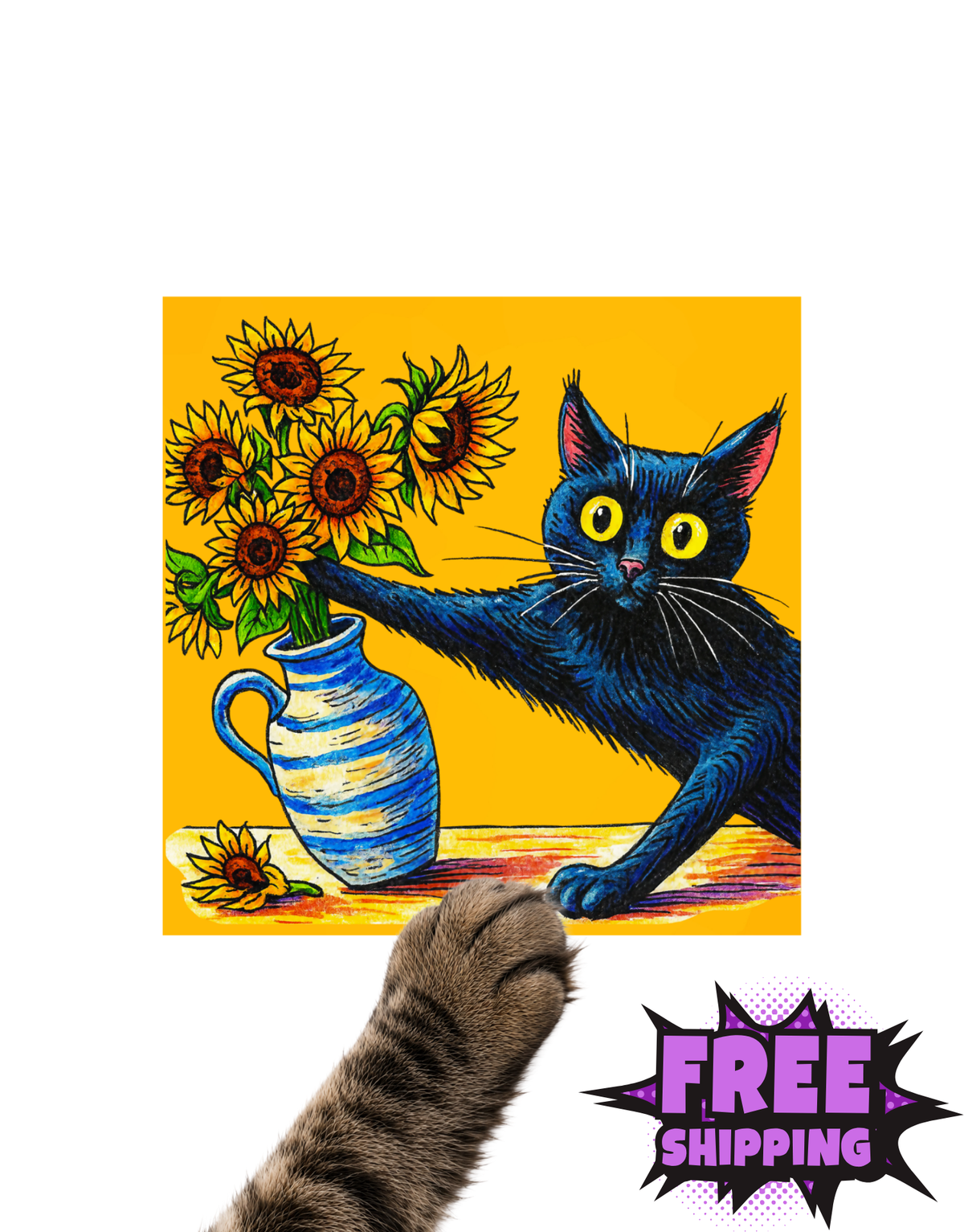 VAN GOGH ATTITUDE-STICKER