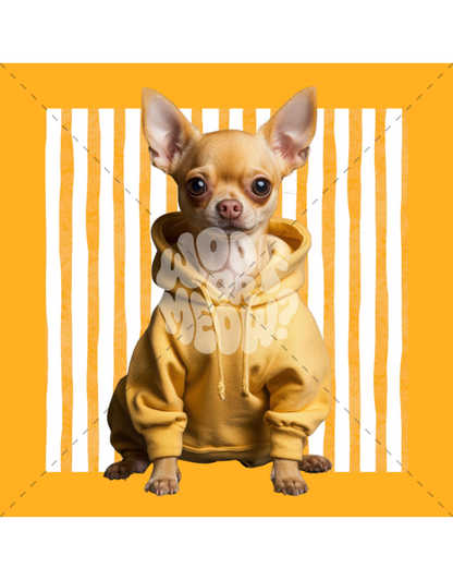 COZY CHIHUAHUA-STICKER