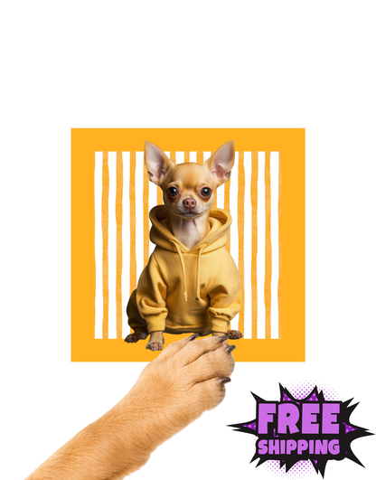 COZY CHIHUAHUA-STICKER