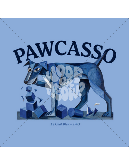 PAWCASSO DOG-STICKER