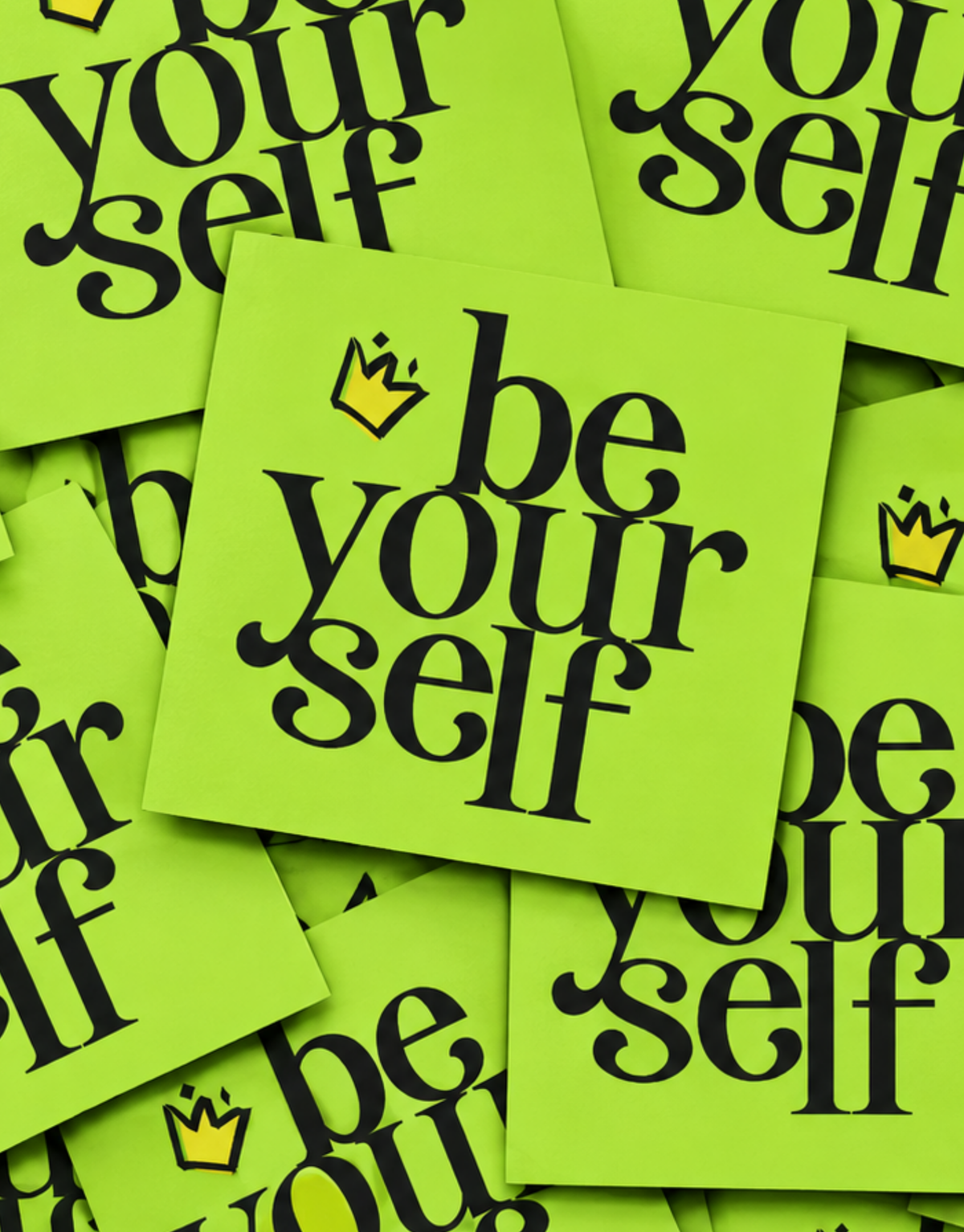 BE YOURSELF-STICKER