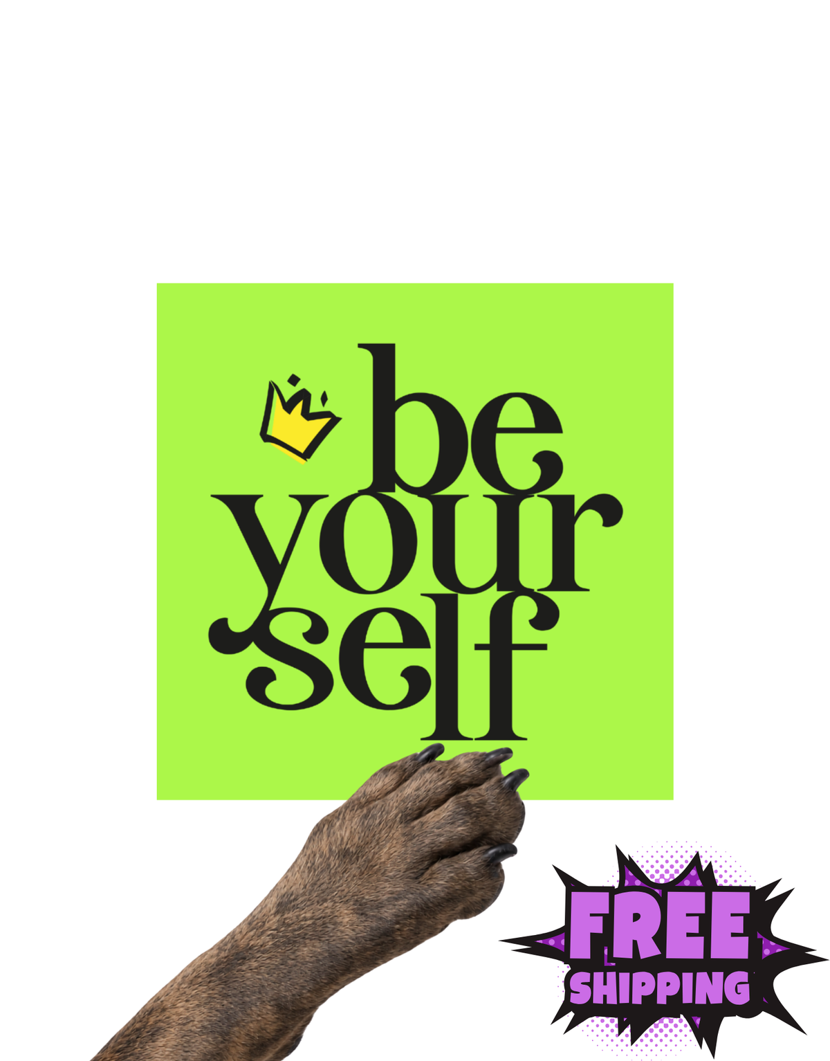 BE YOURSELF-STICKER
