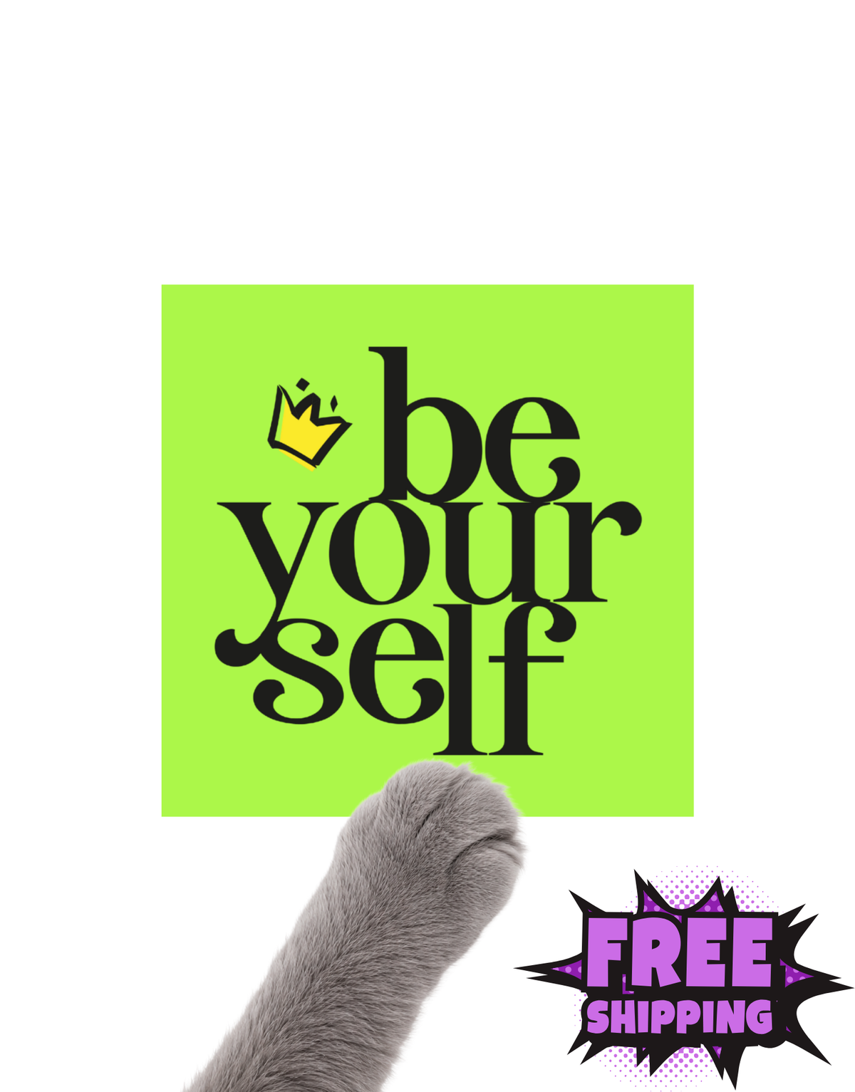 BE YOURSELF-STICKER