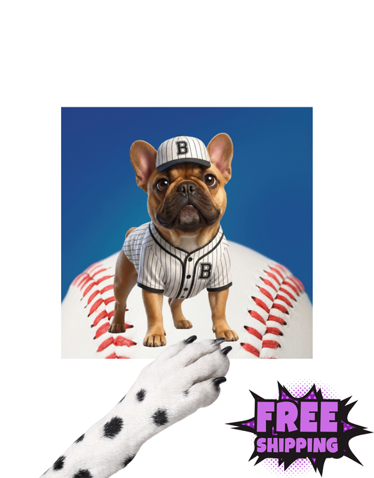 BATTER UP PUP-STICKER