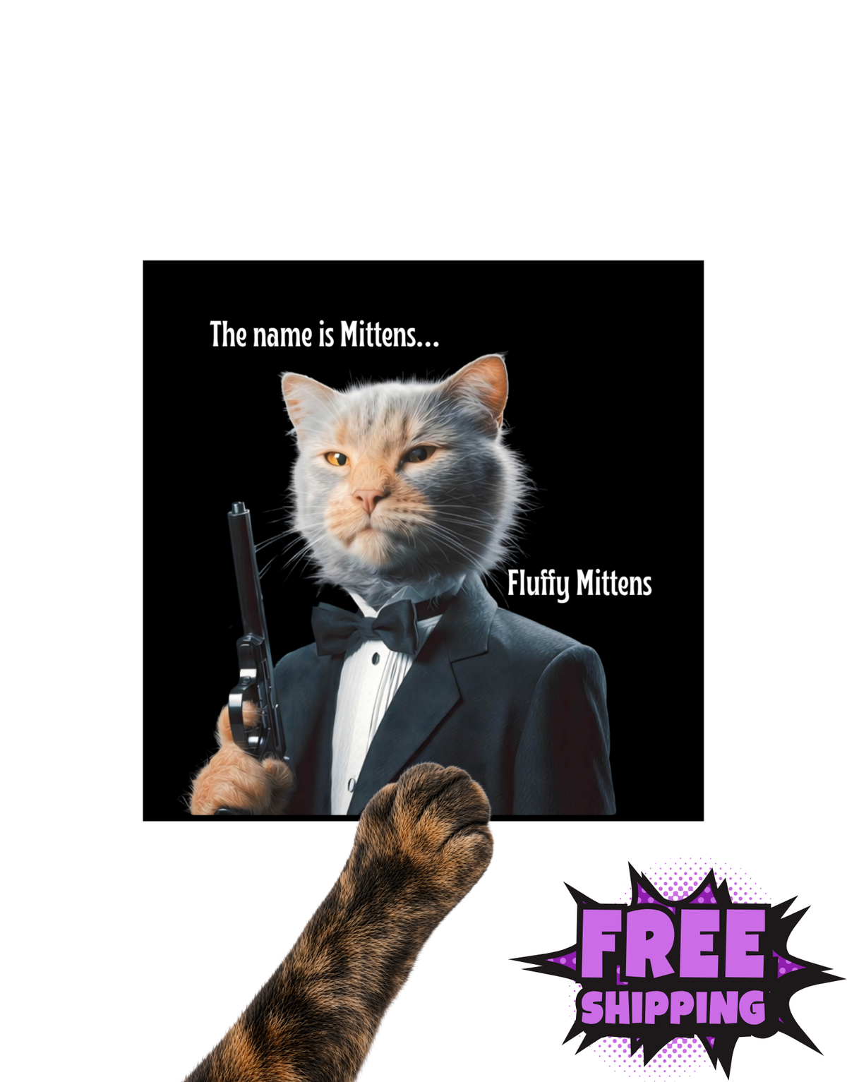 007 CAT-STICKER