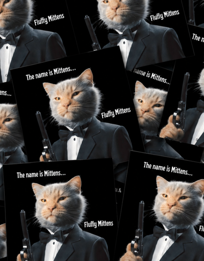 007 CAT-STICKER