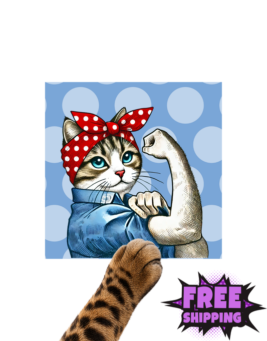 ROSIE THE CAT-STICKER