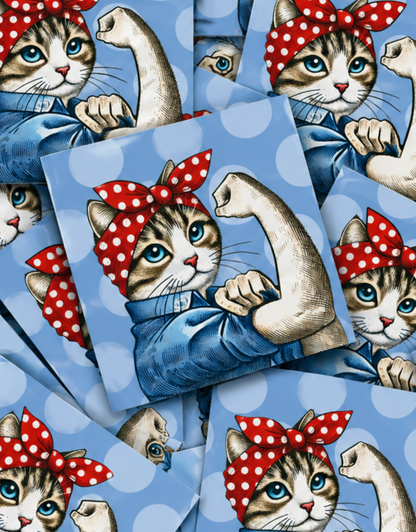 ROSIE THE CAT-STICKER