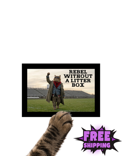 REBEL CAT-STICKER