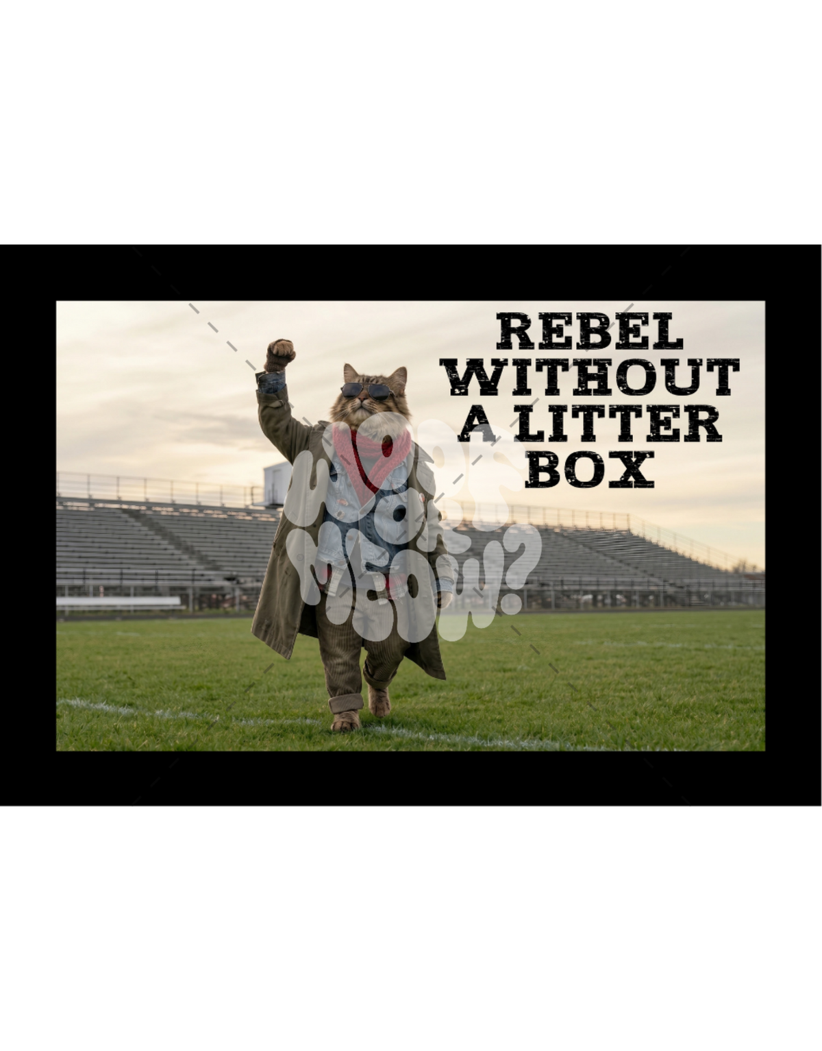 REBEL CAT-STICKER