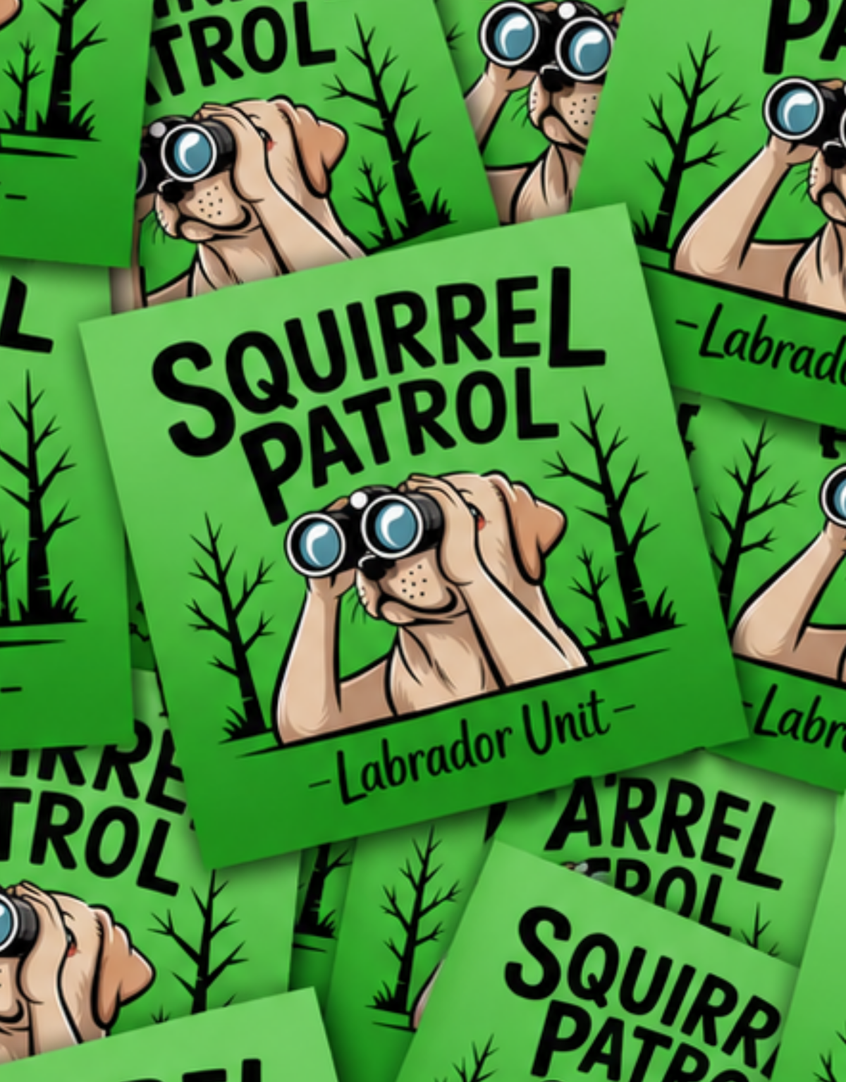 SQUIRREL PATROL-STICKER