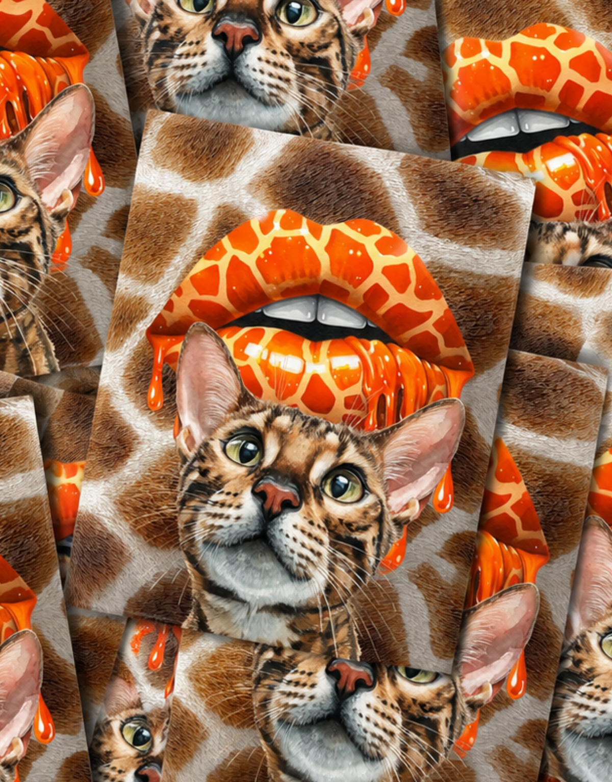 WILD SIDE CAT-STICKER