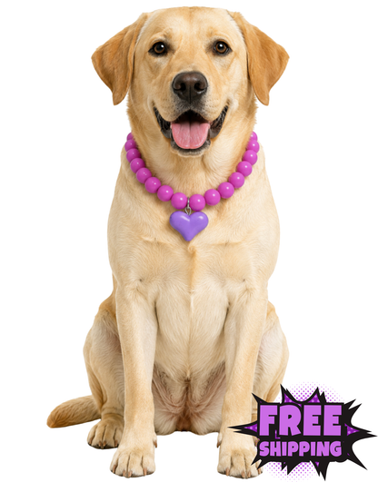 SHOW THEM THE LOVE NECKLACE-PURPLE