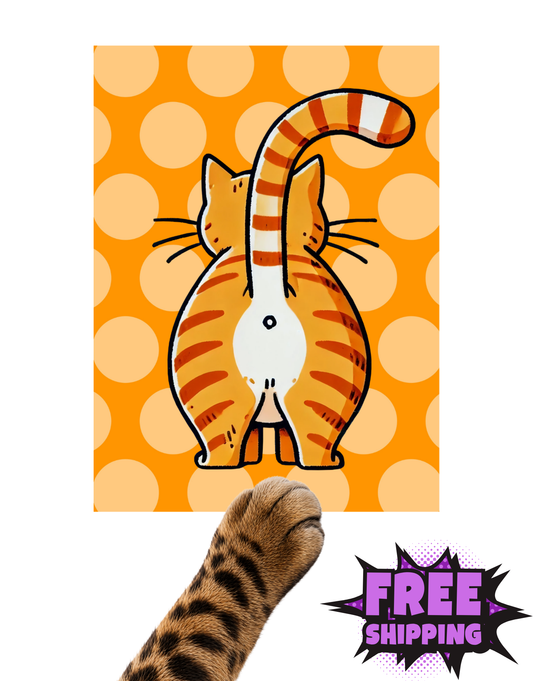 CAT BOOTY-STICKER