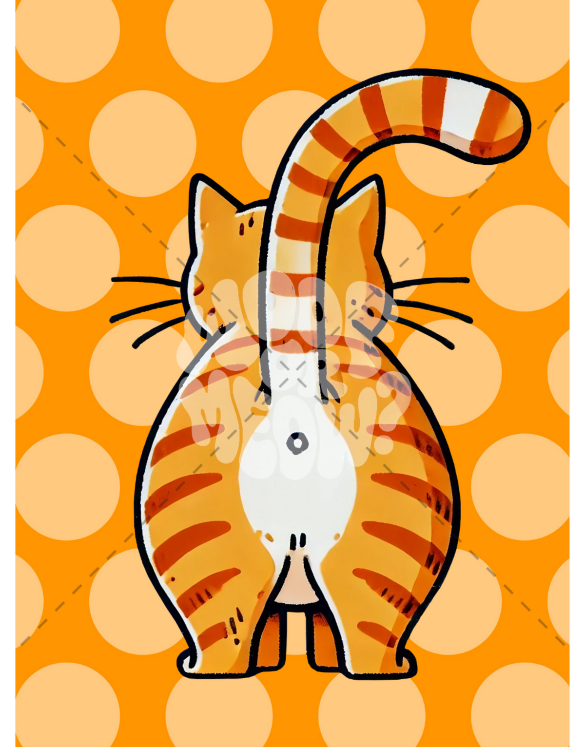 CAT BOOTY-STICKER