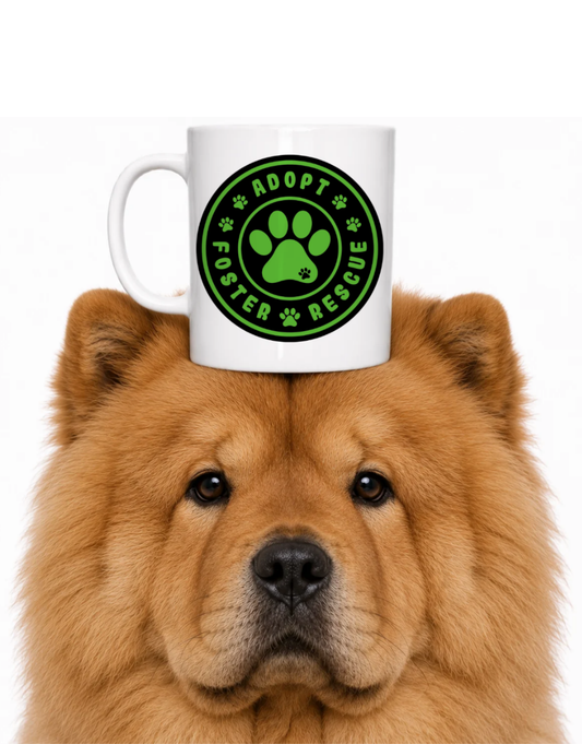 ADOPT FOSTER RESCUE COFFEE MUG