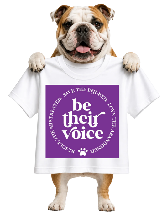 BE THEIR VOICE-SAVE LOVE RESCUE-UNISEX T-SHIRT
