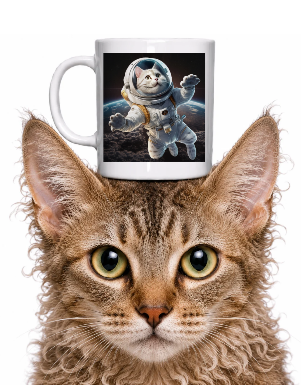 ASTRONAUT CAT COFFEE MUG