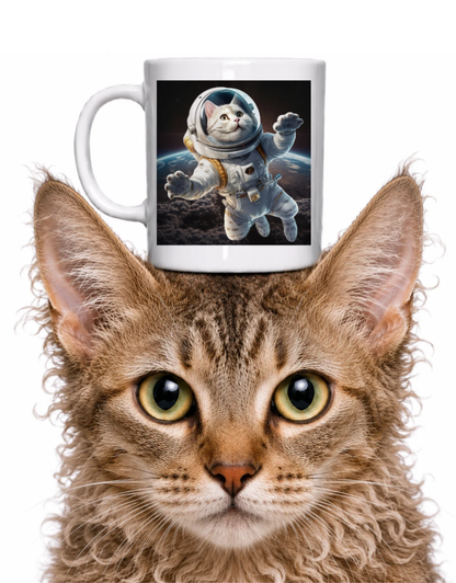 ASTRONAUT CAT COFFEE MUG