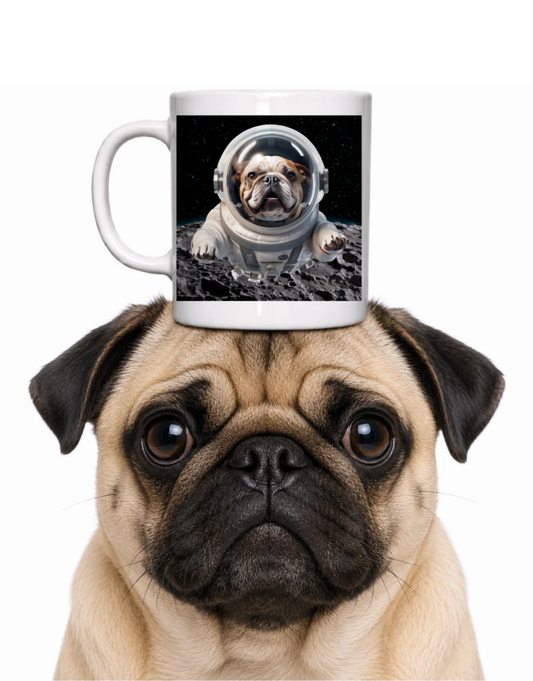 ASTRONAUT DOG COFFEE MUG