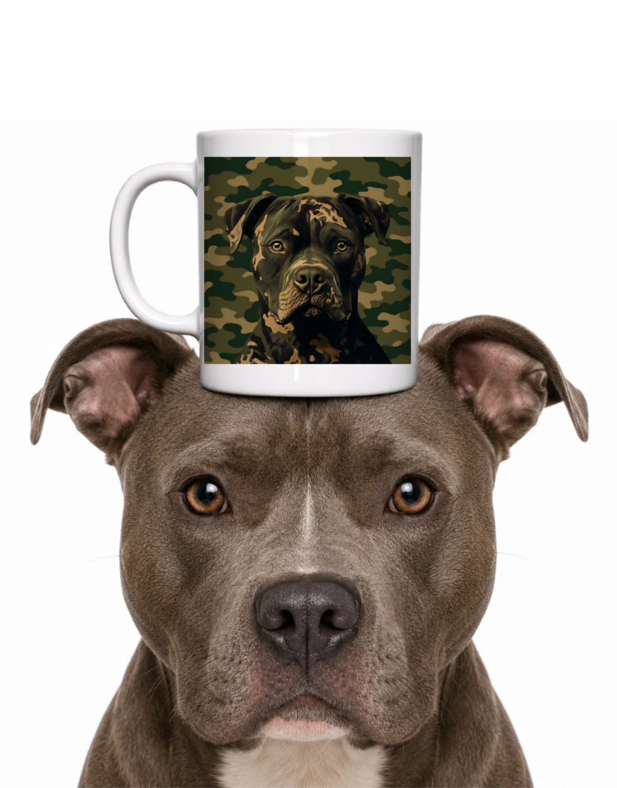 CAMO ON CAMO DOG COFFEE MUG