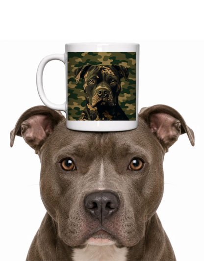 CAMO ON CAMO DOG COFFEE MUG