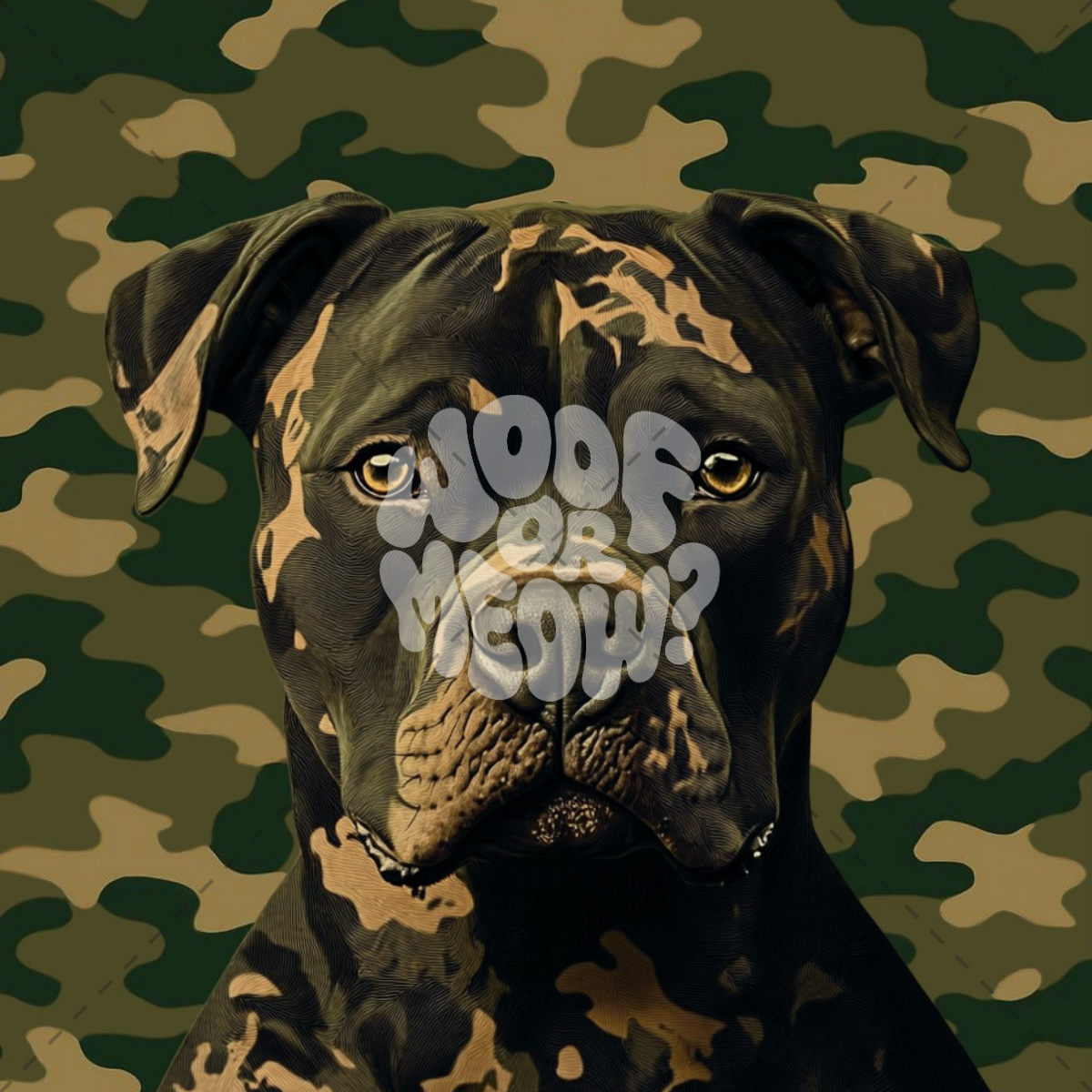 CAMO ON CAMO DOG COFFEE MUG