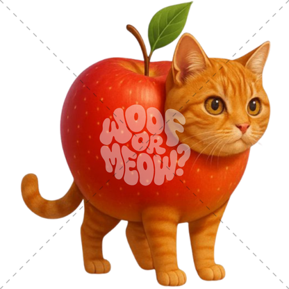 APPLE CAT COFFEE MUG