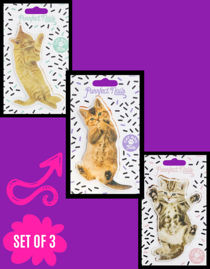 CUTE CAT NAIL FILES