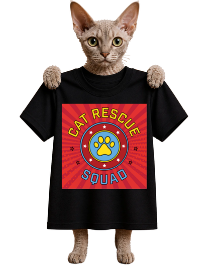 CAT RESCUE SQUAD-WOMENS T-SHIRT