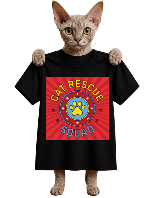 CAT RESCUE SQUAD-WOMENS T-SHIRT