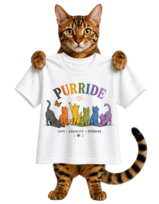 PURRIDE CAT-UNISEX T-SHIRT